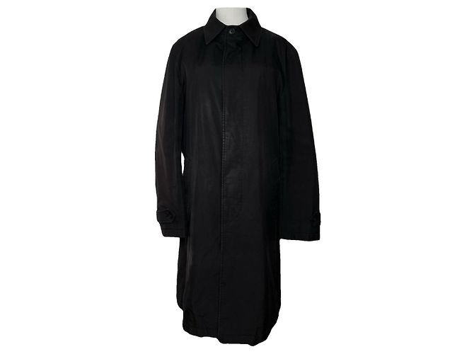 Schwarzer Polyester-Mantel von Burberry