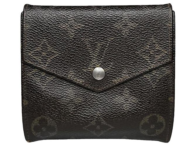 Bolsa pequena de couro marrom Louis Vuitton Multiple