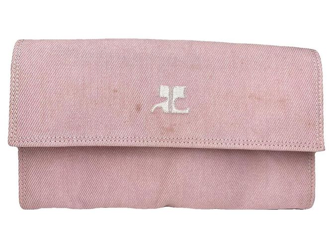Courreges Cartera de algodón rosa Courrèges
