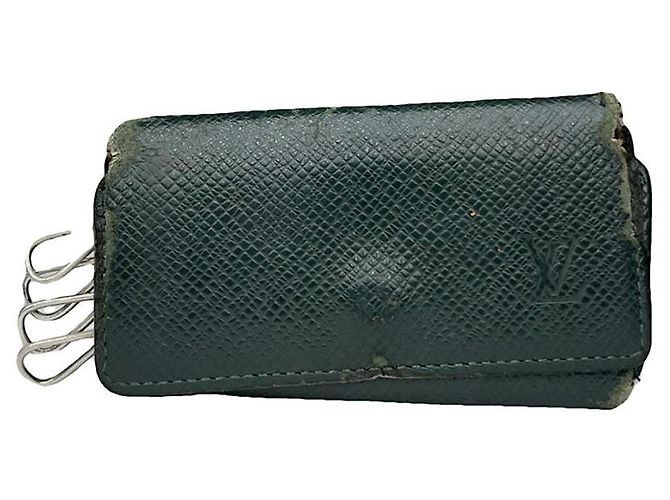 Bolsa de couro verde Louis Vuitton Lockme