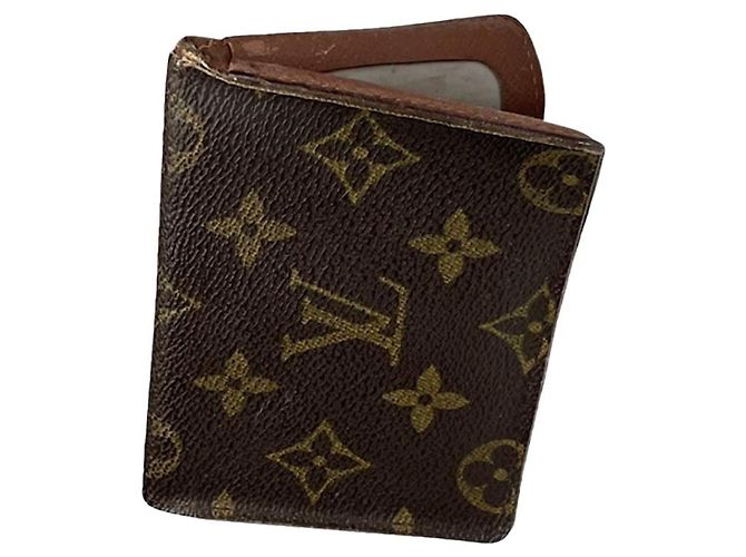 Louis Vuitton tägliche braune Lederhandtasche