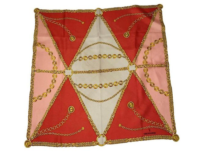 Sciarpa in seta multicolore Trussardi