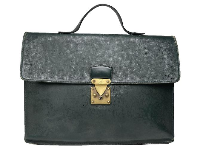 Borsa in pelle verde Louis Vuitton