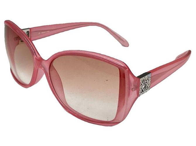 Gafas de sol de plástico rosa Loewe