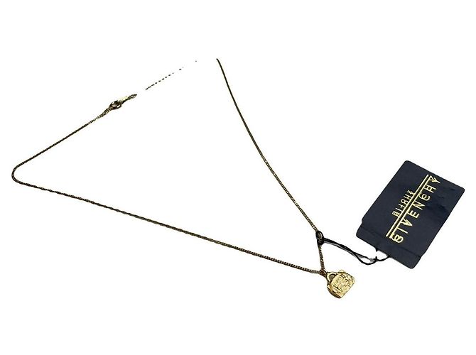 Colar de aço dourado Givenchy