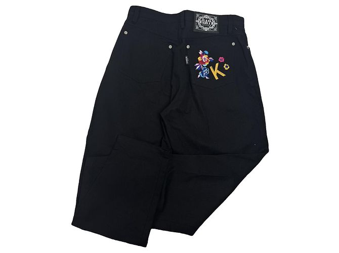 Autre Marque Kansai Yamamoto Schwarze Jeans - Jeanshose