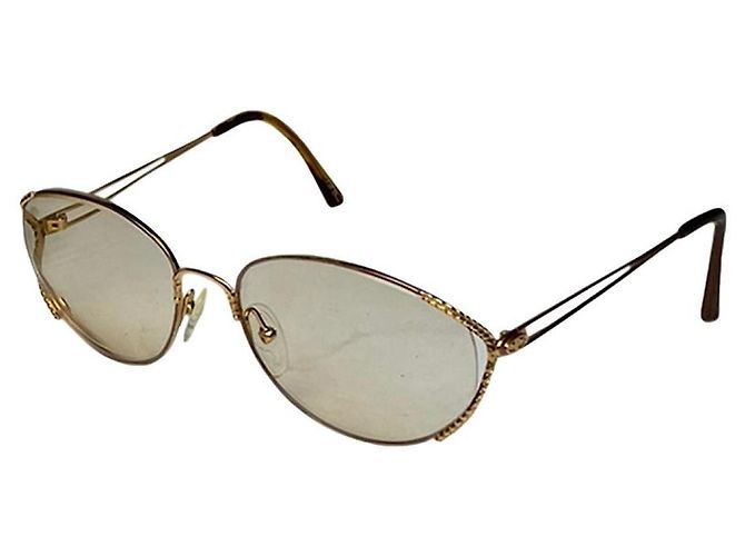 Gafas de sol de metal dorado Dior