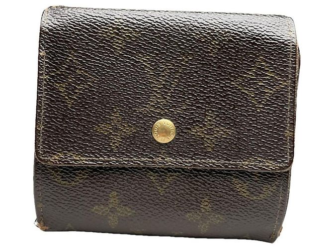 Carteira de couro marrom Koala Louis Vuitton