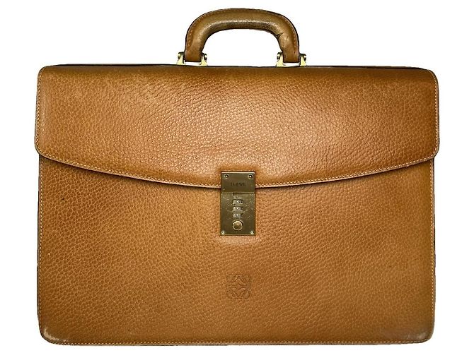 Bolso de cuero naranja Loewe