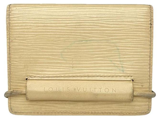 Bolso de cuero ecru de Louis Vuitton Crudo