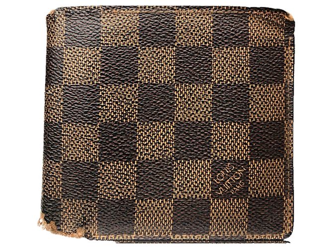 Bolsa de couro marrom Louis Vuitton