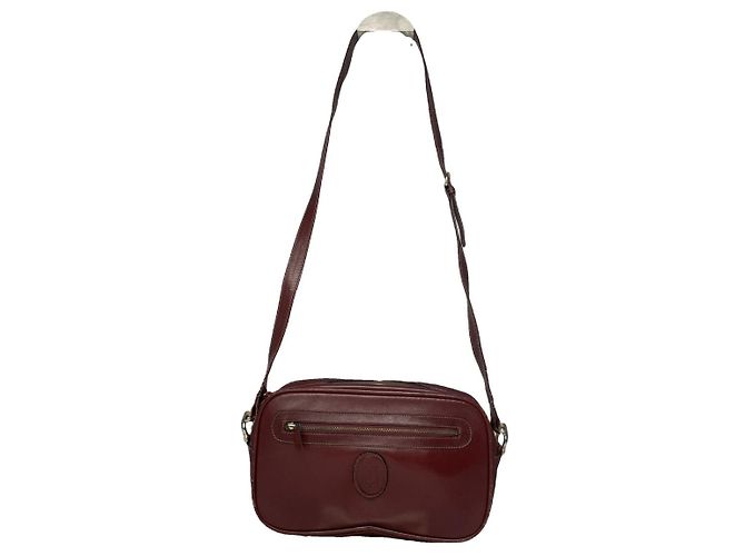 Cartier Bordeaux Lederhandtasche