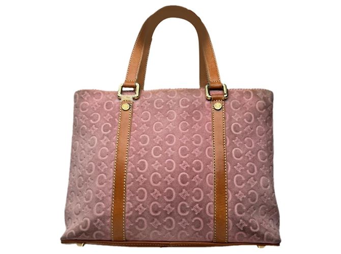Big Bag Céline Bolsa de mão grande Celine de couro rosa