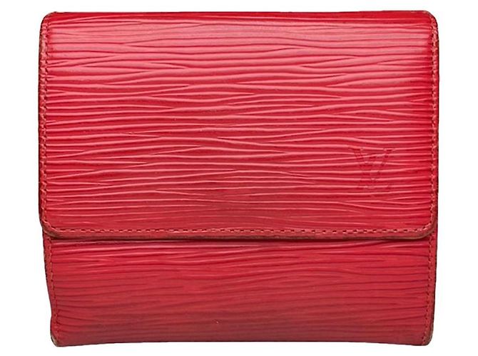 Louis Vuitton Capucines Red Leather Wallet