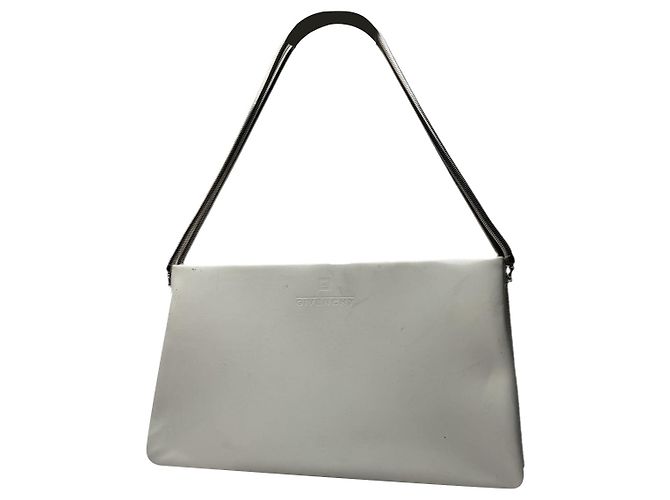 Bolsa de couro branco Givenchy 4G