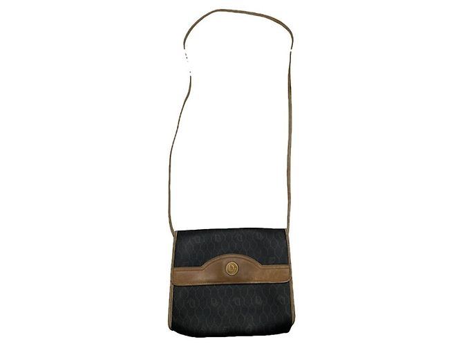 Dior Saddle Trio schwarze Lederhandtasche