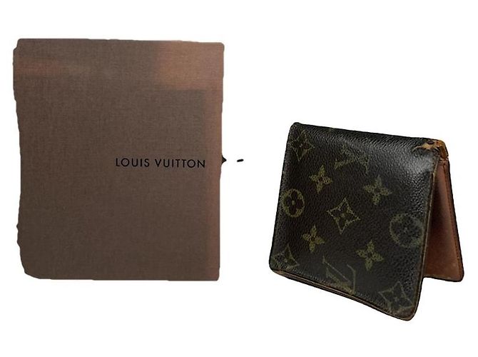 Bolsa de couro marrom Louis Vuitton