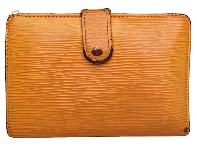 Louis Vuitton Twist Orange Leather Wallet