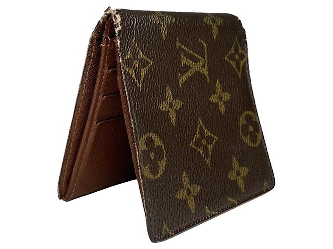 Bolsa de couro marrom Louis Vuitton Adèle
