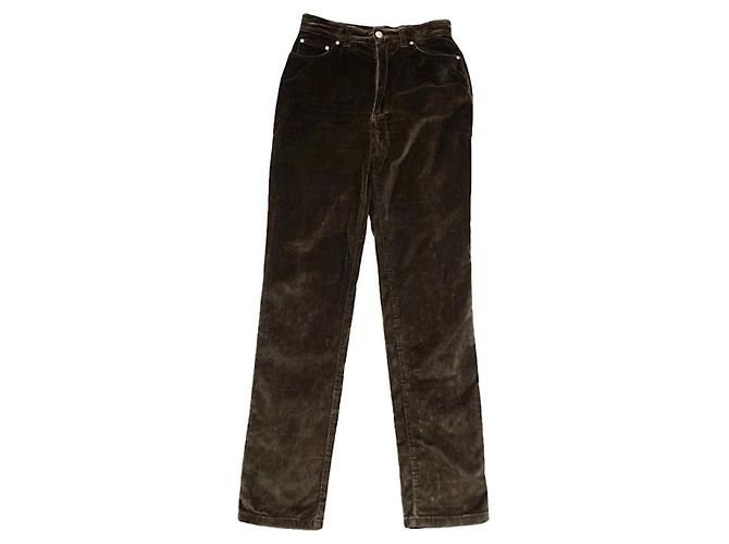 Versace braune Samthose