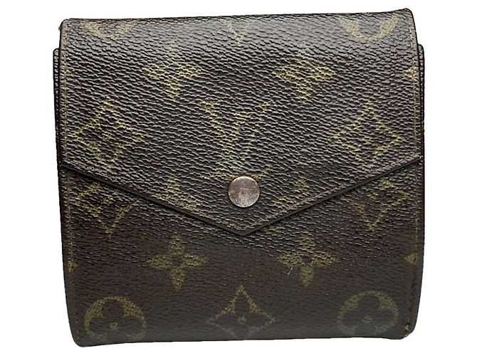 Louis Vuitton Grenelle Brown Leather Wallet