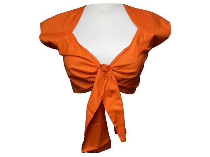 Dior J'adore Dior Top de Algodón Naranja