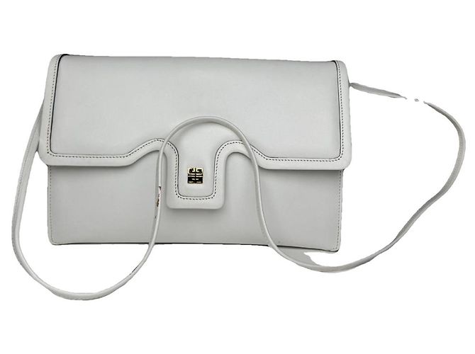 Sac à main en cuir blanc Givenchy 4G