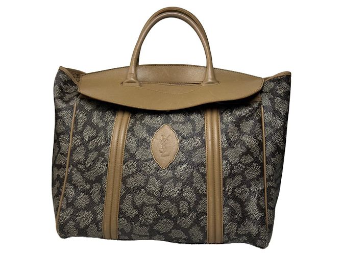 Yves Saint Laurent Black Leather Handbag 