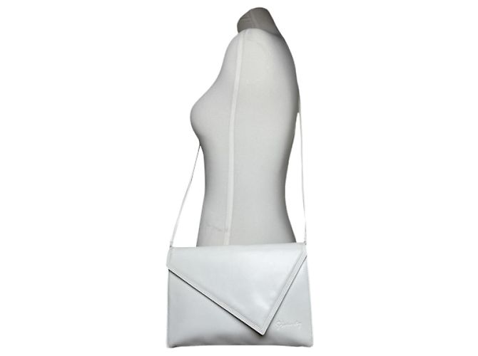 Bolsa de couro branco Givenchy 4G