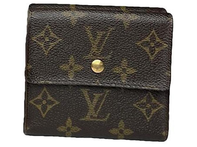 Portafoglio in pelle marrone Koala Louis Vuitton