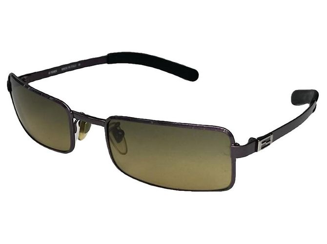 Fendi grüne Metallsonnenbrille