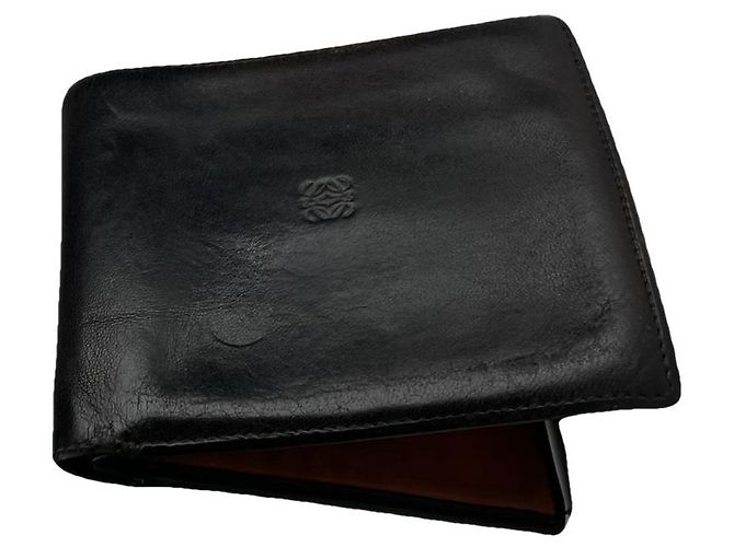 Borsa piccola in pelle nera Loewe Nero