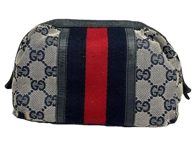 Gucci Dionysus graue Baumwoll-Clutch