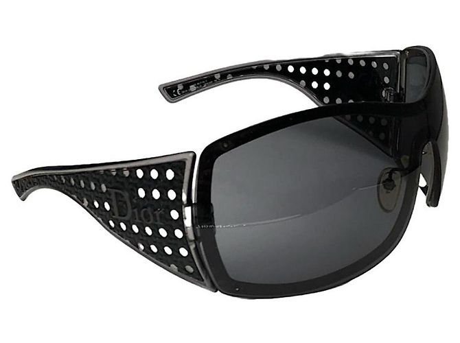 Gafas de sol de plástico negro Dior