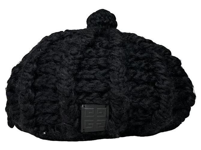Givenchy Black Wool Hat