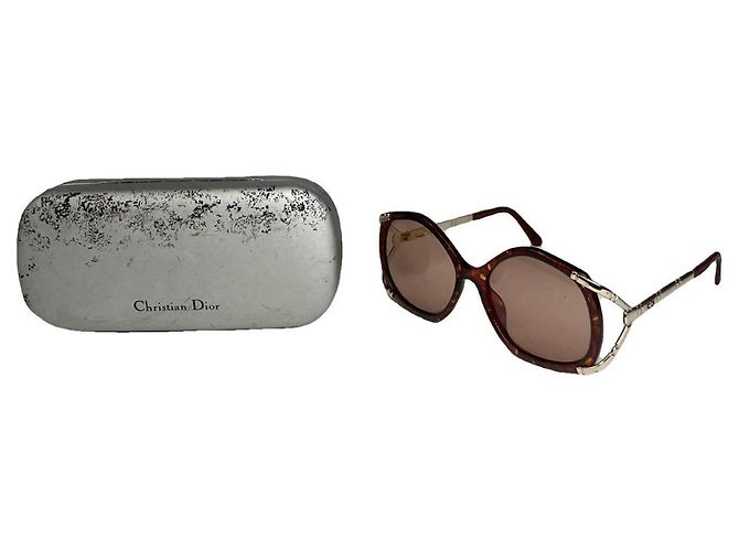 Gafas de sol de metal rojo Dior Roja