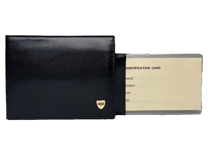 Bally Black Leather Wallet