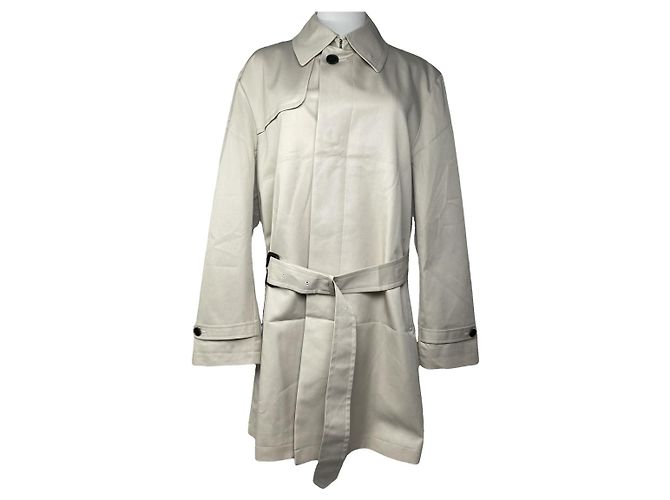 Autre Marque Kansai Yamamoto Beige Polyester Coat