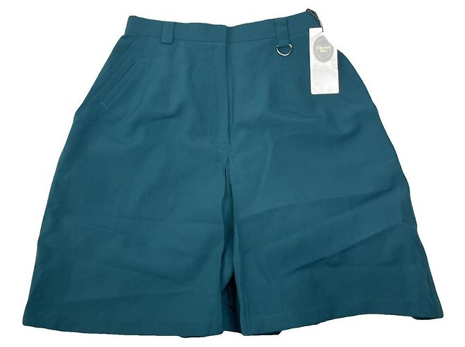 Short de algodão azul Dior