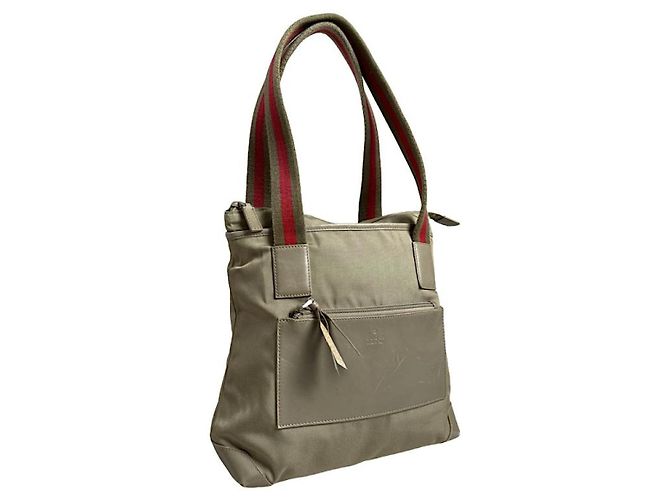 Gucci Sylvie 1969 Beige Polyester Handbag
