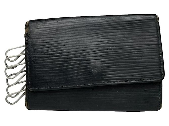 Louis Vuitton Lockme schwarze Lederbörse