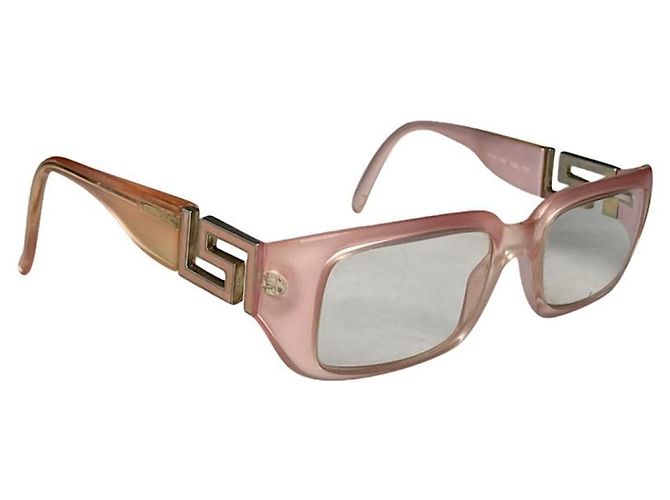Gafas de sol de plástico rosa Versace 
