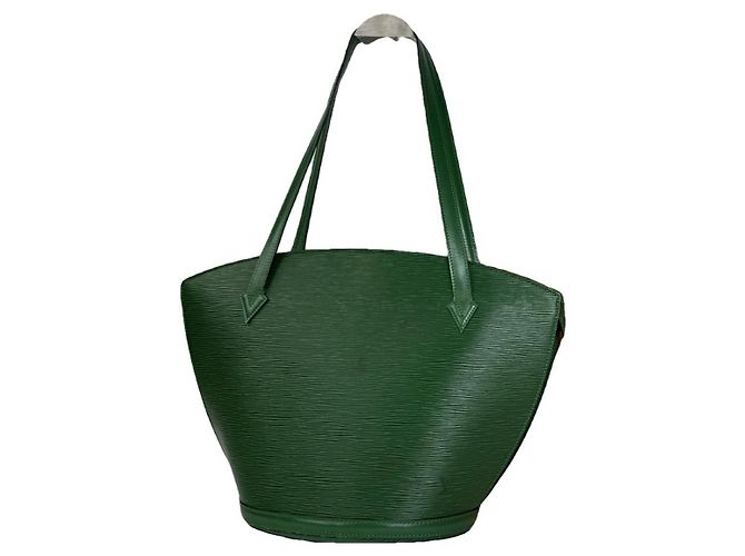 Bolsa de couro verde Saint Jacques da Louis Vuitton