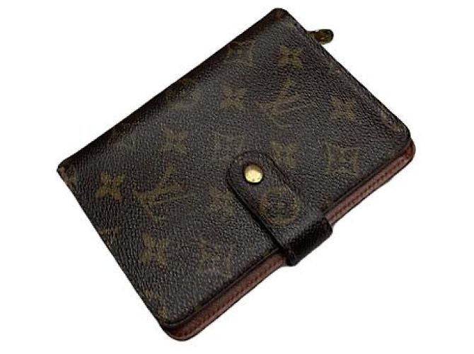 Louis Vuitton Juliette Geldbörse aus braunem Leder