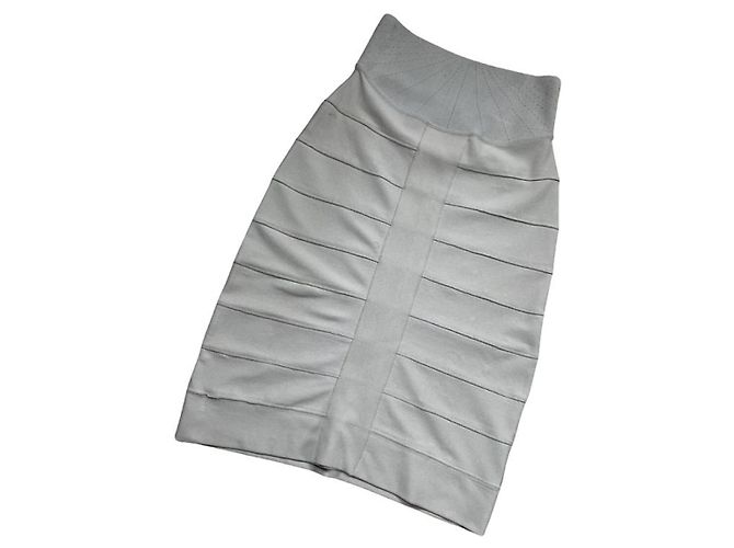 Falda de algodón blanco - elastano de Givenchy 