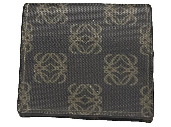 Loewe schwarze Lederhandtasche