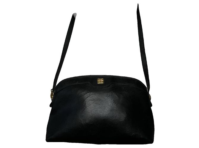 Bolsa de couro preto Givenchy 4G