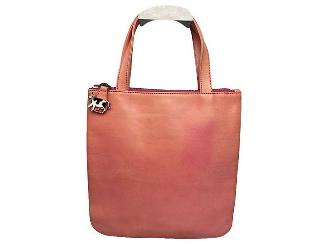 Sac à main en cuir rose The Tag Tote de Marc Jacobs