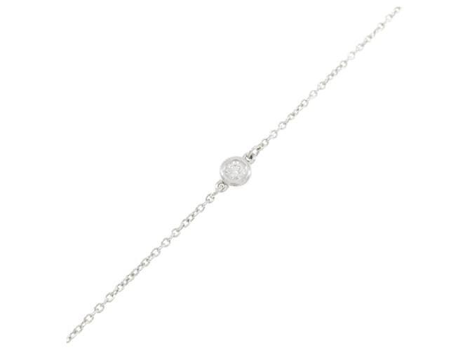 Tiffany & Co Pulseira charm Tiffany em prata 925  ref.2034648