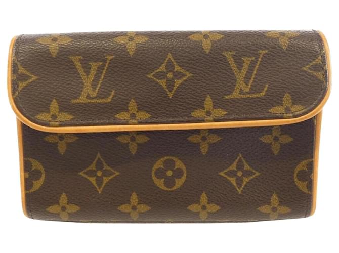 Louis Vuitton Florentine Brown Cloth  ref.2034694